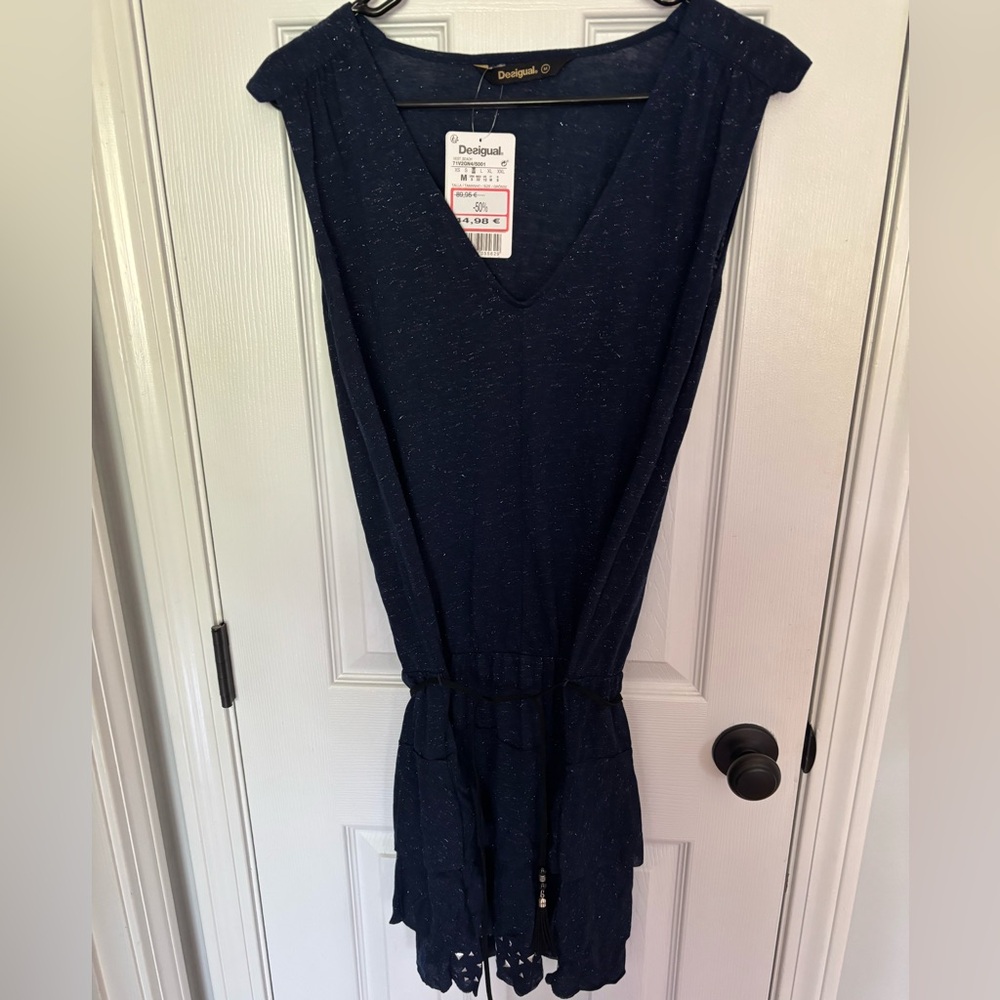 Desigual Navy Blue Mini Dress